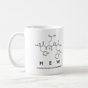 Hew peptide name mug