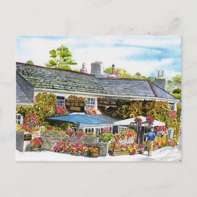 Hewas Inn Postcard (Front)