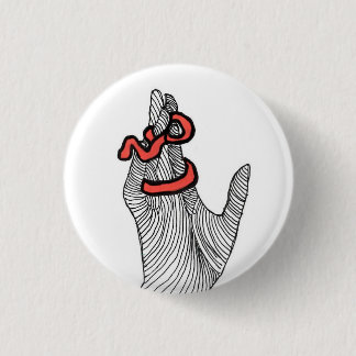 hex 3 cm round badge