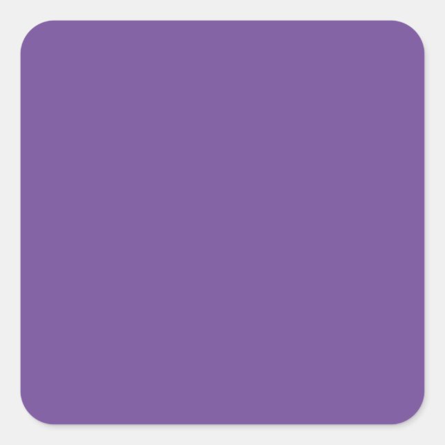 Hex #714997, Bouquet Square Sticker (Front)