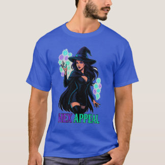Hex Appeal – Seductive Neon Witch T-Shirt