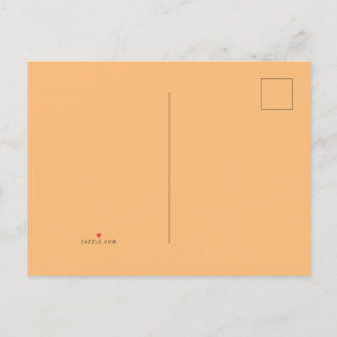 Hex Colour #FABA77, Brandy Announcement Postcard