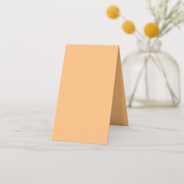 Hex Colour #FABA77, Brandy Appointment Card (Back)