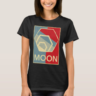 HEX Crypto by Richard Heart HEX Price Chart Moon T-Shirt