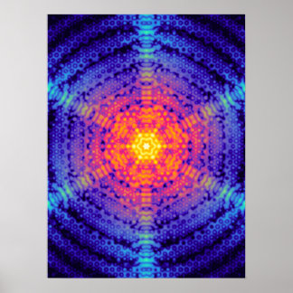 Hex Diffraction Poster