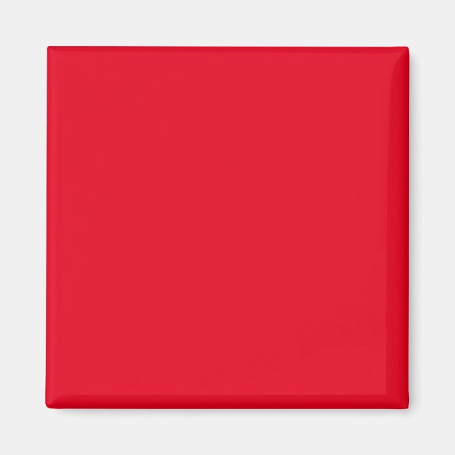 Hex E6001D, Bean Red  Magnet (Front)