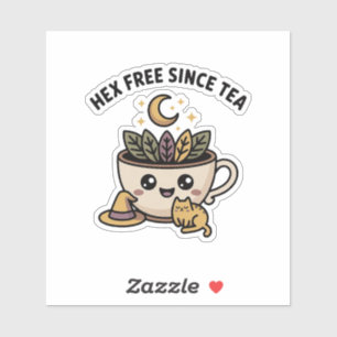 Hex Free Since Tea — cozy witch tea & cat