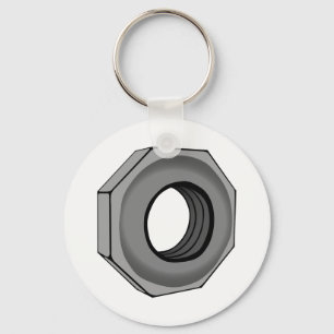 Hex Nut Key Ring