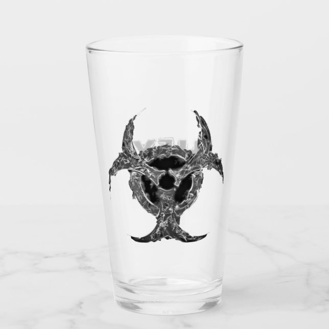 HEX Pint Glass (Front)
