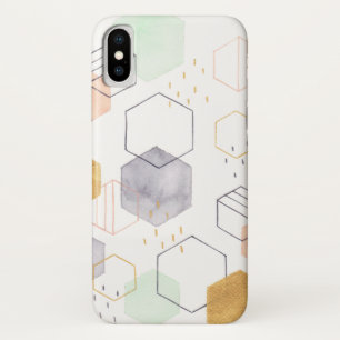 Hex Scatter iPhone X Case
