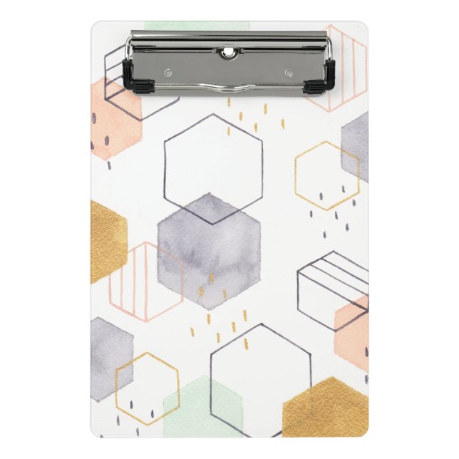 Hex Scatter Mini Clipboard (Front)