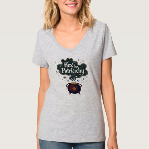 Hex the Patriarchy - Feminist Witchy Aesthetic T-Shirt