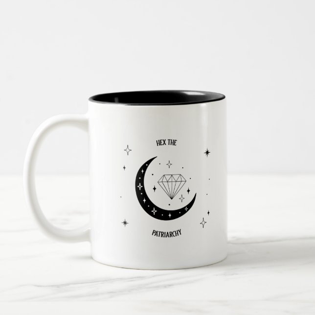 Hex The Patriarchy Two-Tone Coffee Mug (Left)