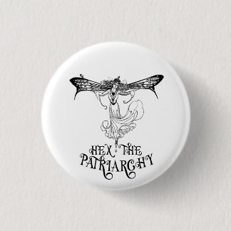 Hex The Patriarchy Witchy 3 Cm Round Badge