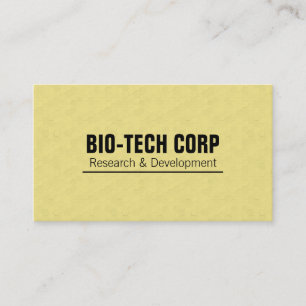 Hex   Yellow Business Card