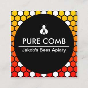 hexa honeycomb bee company card