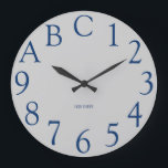 Hexadecimal Geek 12-Hour Large Clock<br><div class="desc">Unique. Clever. Pure geek.</div>