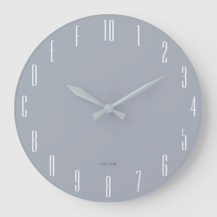 Hexadecimal Geek (narrow) Large Clock