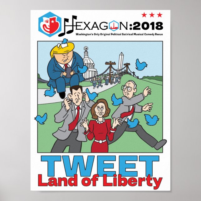 Hexagon 2018: Tweet Land of Liberty Poster (Front)
