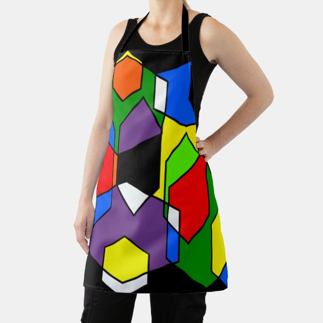 Hexagon Bauhaus Apron (Insitu)