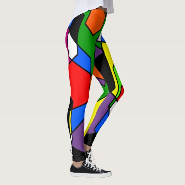 Hexagon Bauhaus Leggings (Right)