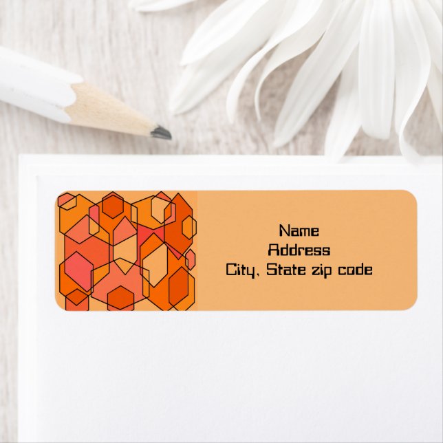 Hexagon Bauhaus - Orange (Insitu)