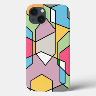 Hexagon Bauhaus - Pastels iPhone 13 Case