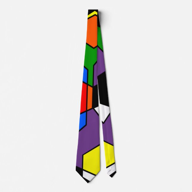 Hexagon Bauhaus Tie (Front)