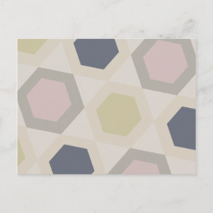 Hexagon Bliss Postcard