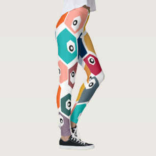 Hexagon Eyeballs Leggings