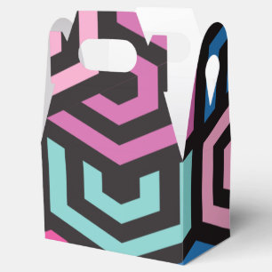 Hexagon Geometric Pattern Favour Box