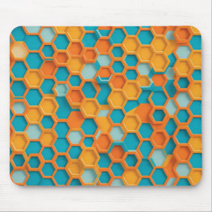Hexagon modern mouse mat