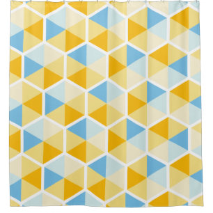 Hexagon Pattern 03 Shower Curtain