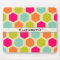Hexagon Pattern in Vintage Colours Personalised