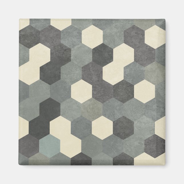 Hexagon Pattern Magnet (Front)