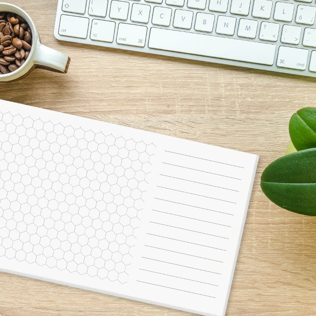 Hexagon Pattern Organic Chemistry Post-it Notes (Hexagon Pattern Organic Chemistry Notes)