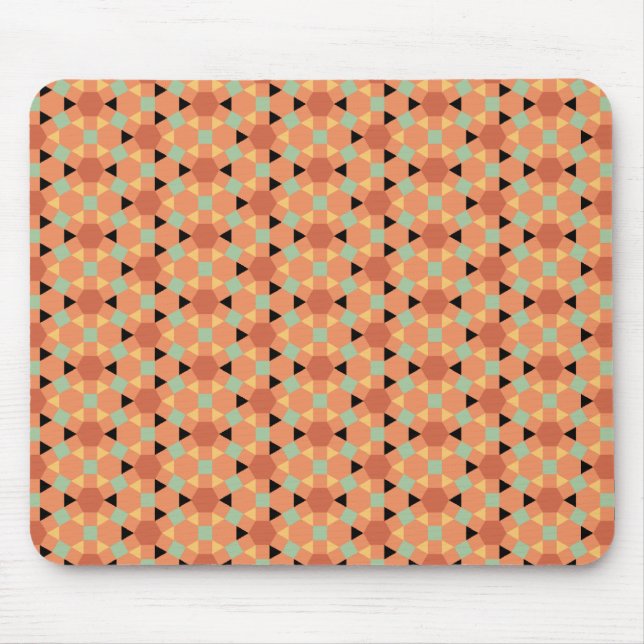 hexagon persian pattern mouse mat (Front)