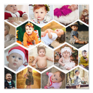 Hexagon Photo Collage