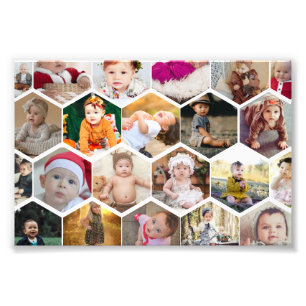 Hexagon Photo Collage