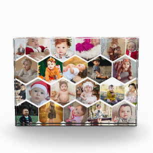 Hexagon Photo Collage Block