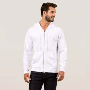 Hexagon-Pitti Bella+Canvas Reißverschluss-Hoodie Hoodie