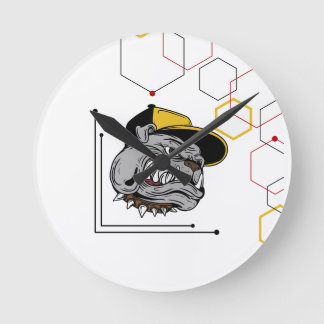 hexagon pitti round clock