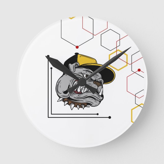 hexagon pitti round clock (Front)