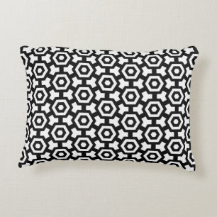 Hexagon Rings Accent Pillow