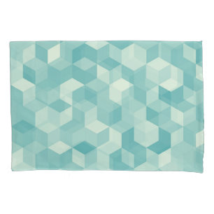 Hexagonal Blue Seamless Pattern Pillowcase