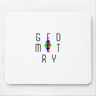 Hexagonal Geometry Optical Illusion Puzzle Art Mouse Mat