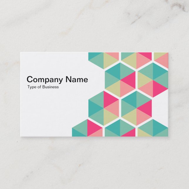 Hexagons 02 business card (Front)