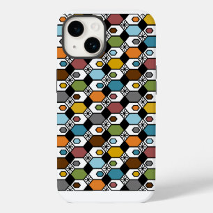 Hexagons and Starbursts Case-Mate iPhone 14 Case