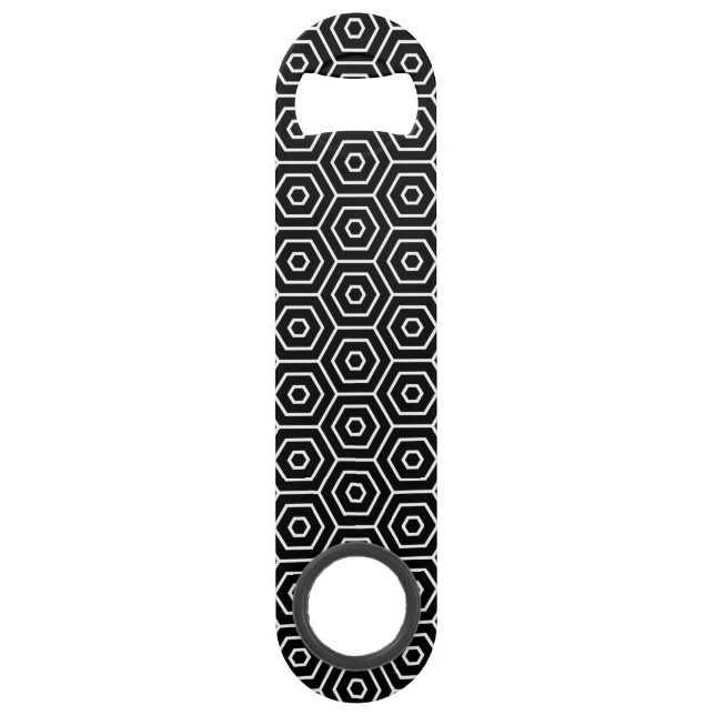 Hexagons texture geometric pattern (Front)