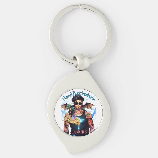 Hexed But Handsome Chaos Key Ring (Front)